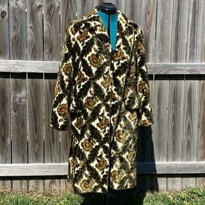 Vintage 60’s Brocade Carpet Coat. - image 1